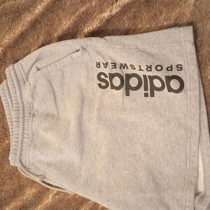 Adidas Light Gray Sportswear Shorts